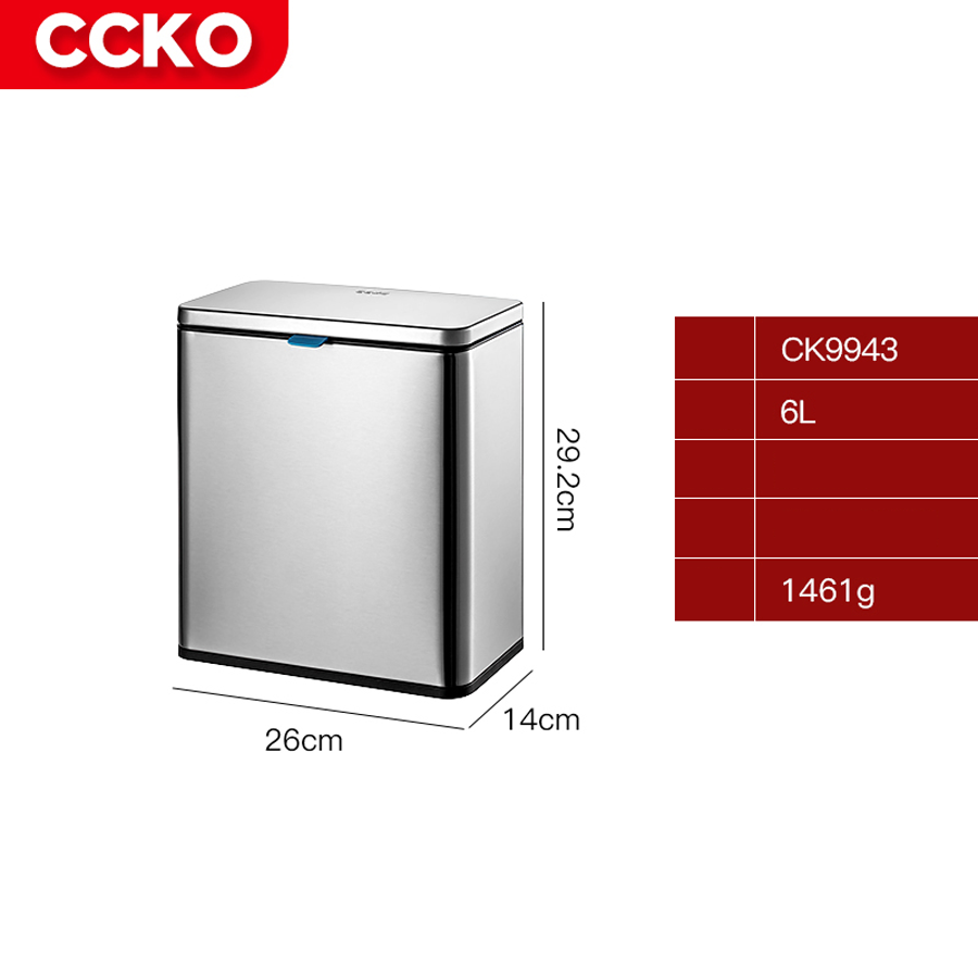 Thùng rác gắn cánh cửa tủ bếp CCKO CK9943 cao cấp