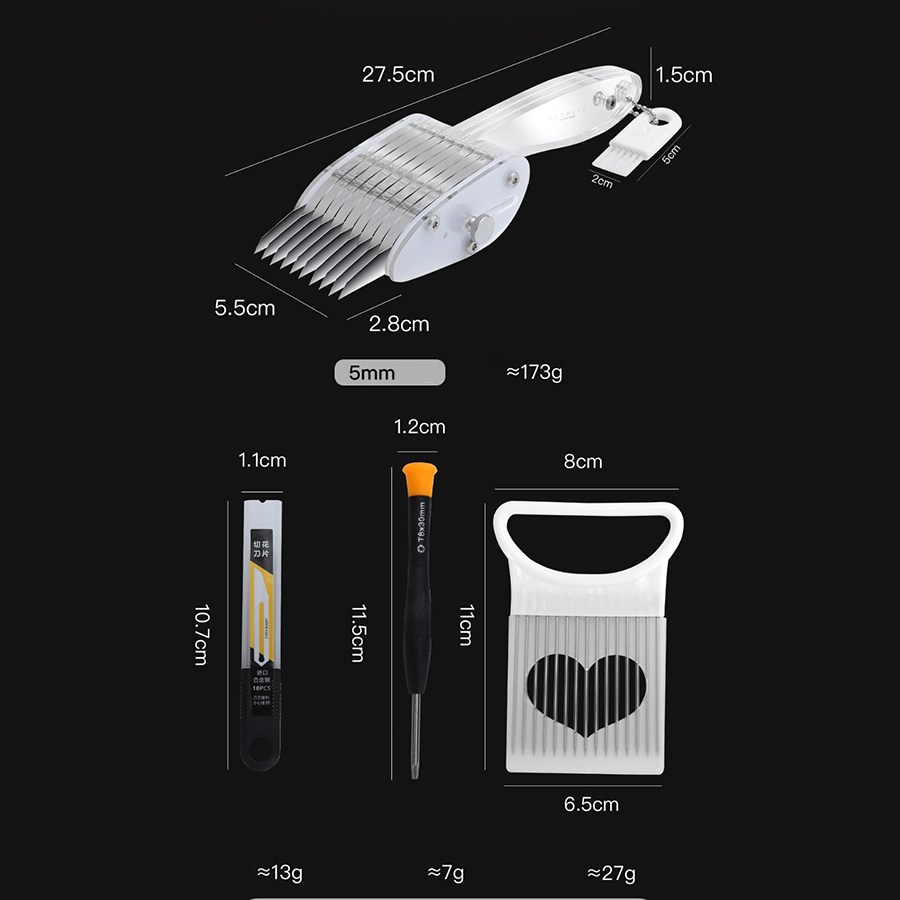 Bộ dụng cụ cắt khía thịt đa năng KACHEEG DYZII cao cấp