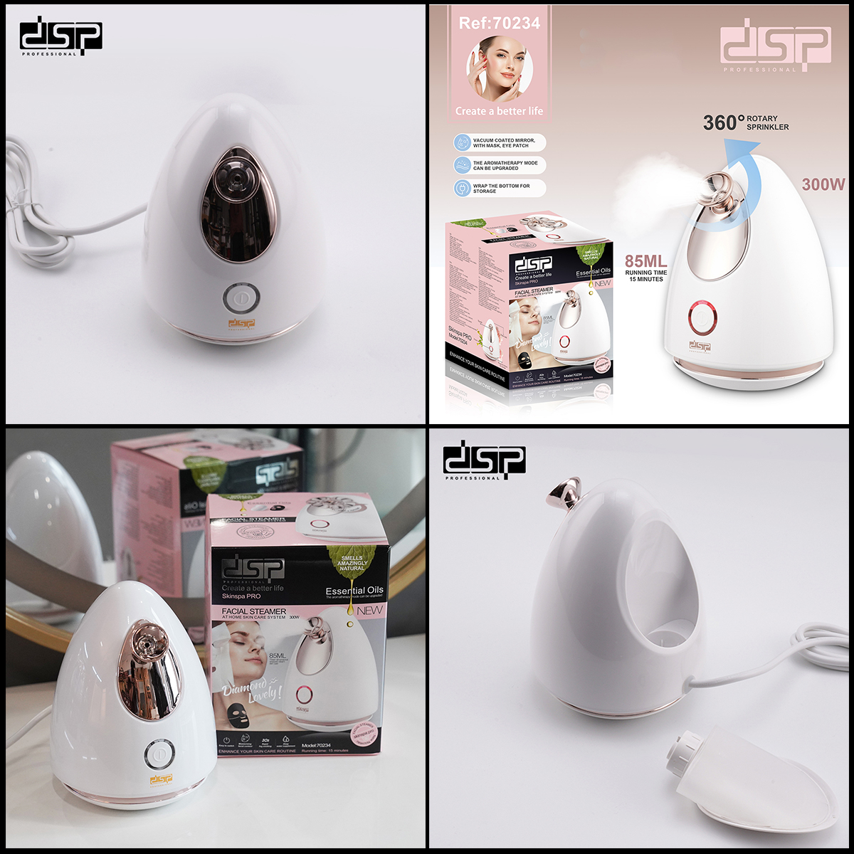 Máy xông hơi mặt DSP 70234 cao cấp