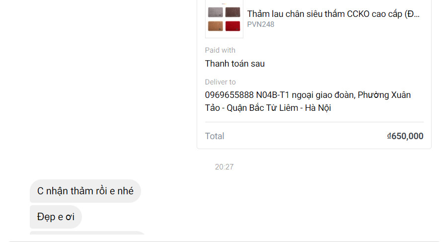 Thảm lau chân siêu thấm CCKO CK9614 cao cấp