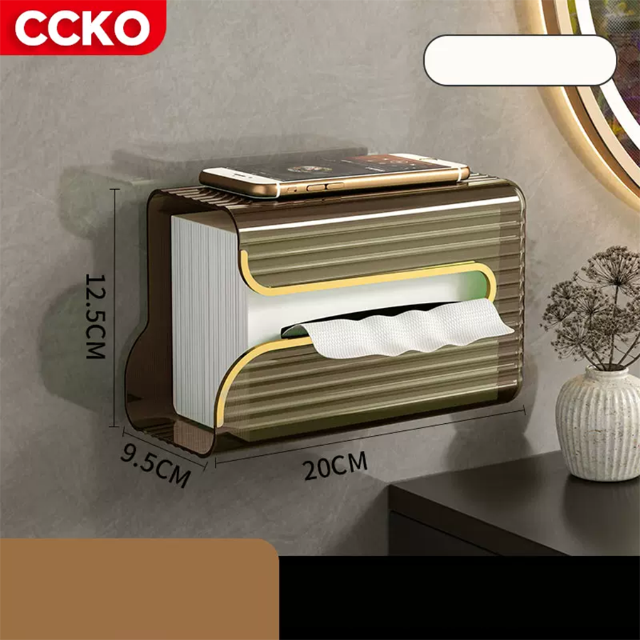 Hộp đựng khăn giấy treo tường CCKO CK9325 cao cấp