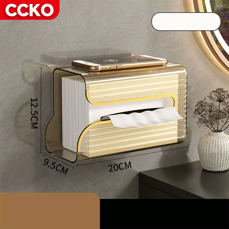 Hộp đựng khăn giấy treo tường CCKO CK9325 cao cấp