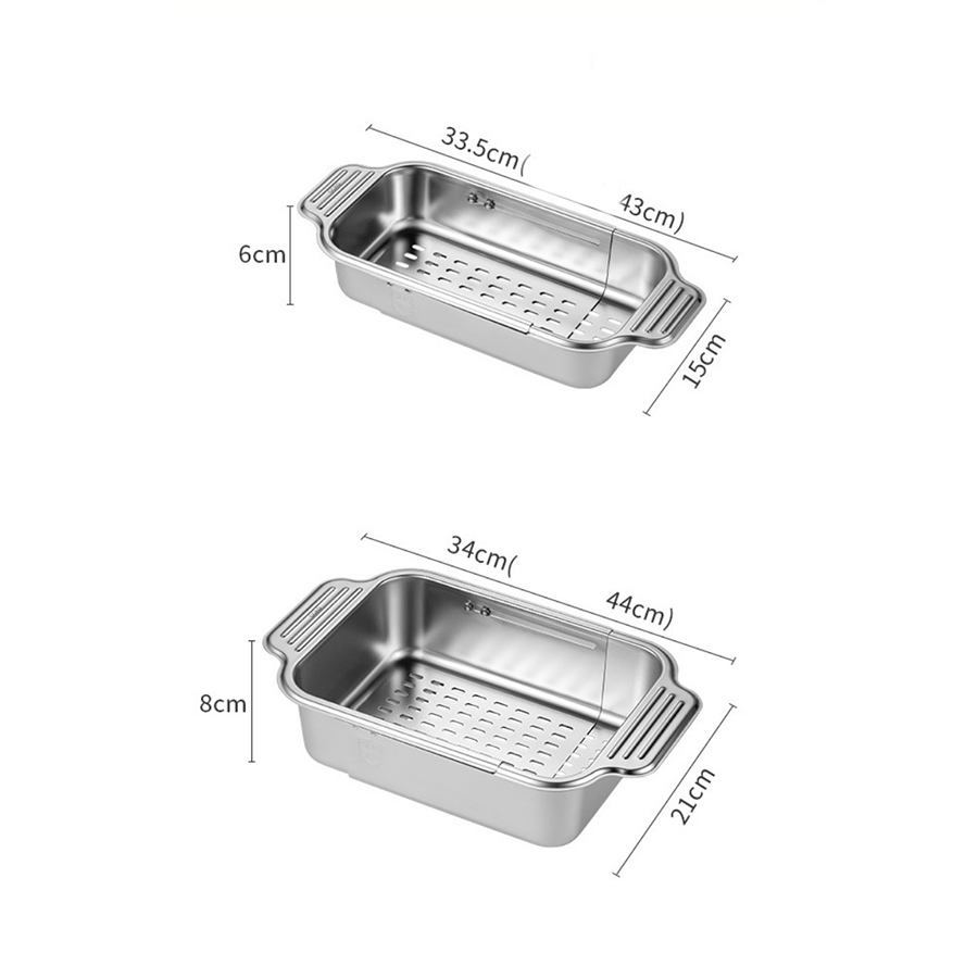 Rổ gác bồn rửa bát thông minh đa năng CCKO CK8632 cao cấp