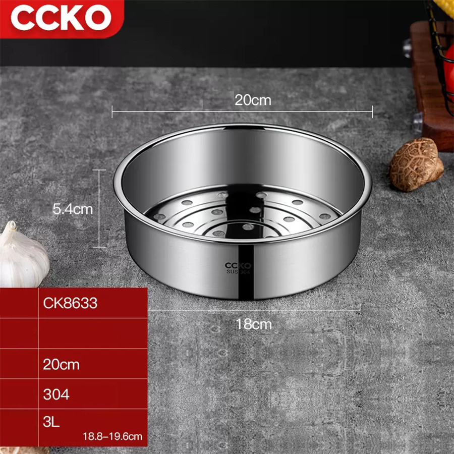 Xửng hấp inox CCKO CK8633 CK8634 cao cấp