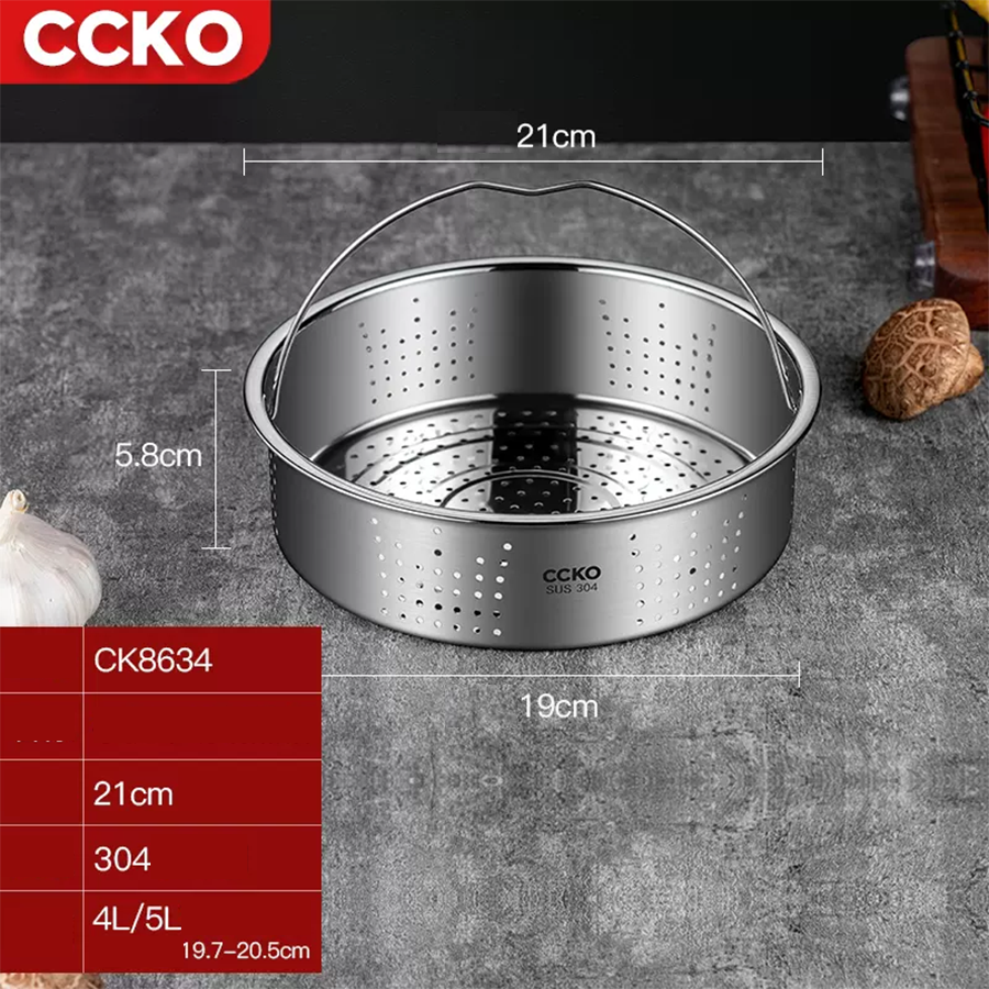 Xửng hấp inox CCKO CK8633 CK8634 cao cấp