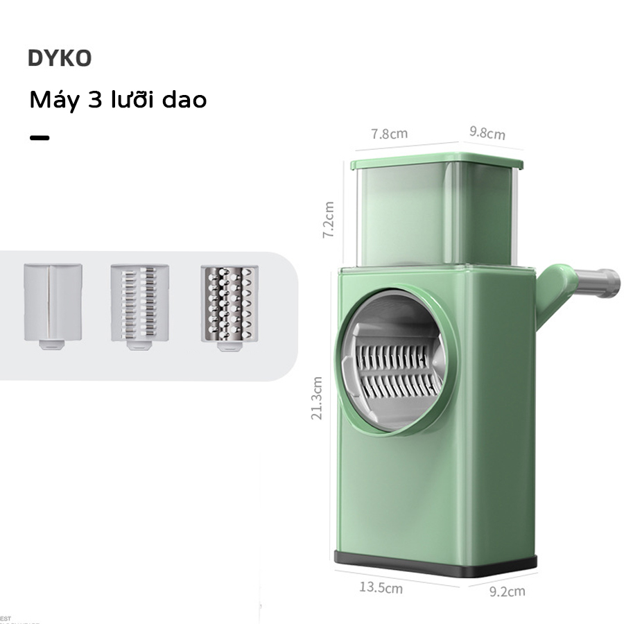 Máy cắt thái rau củ quả đa năng KACHEEG DYKO cao cấp