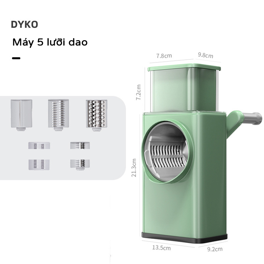 Máy cắt thái rau củ quả đa năng KACHEEG DYKO cao cấp