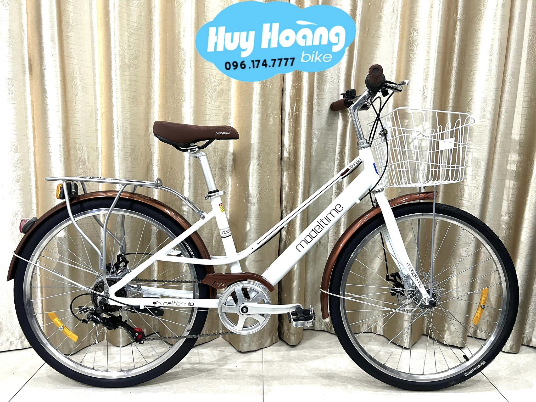 Xe đạp Califonia Modeltime  Khung nhôm 6 số Shimano