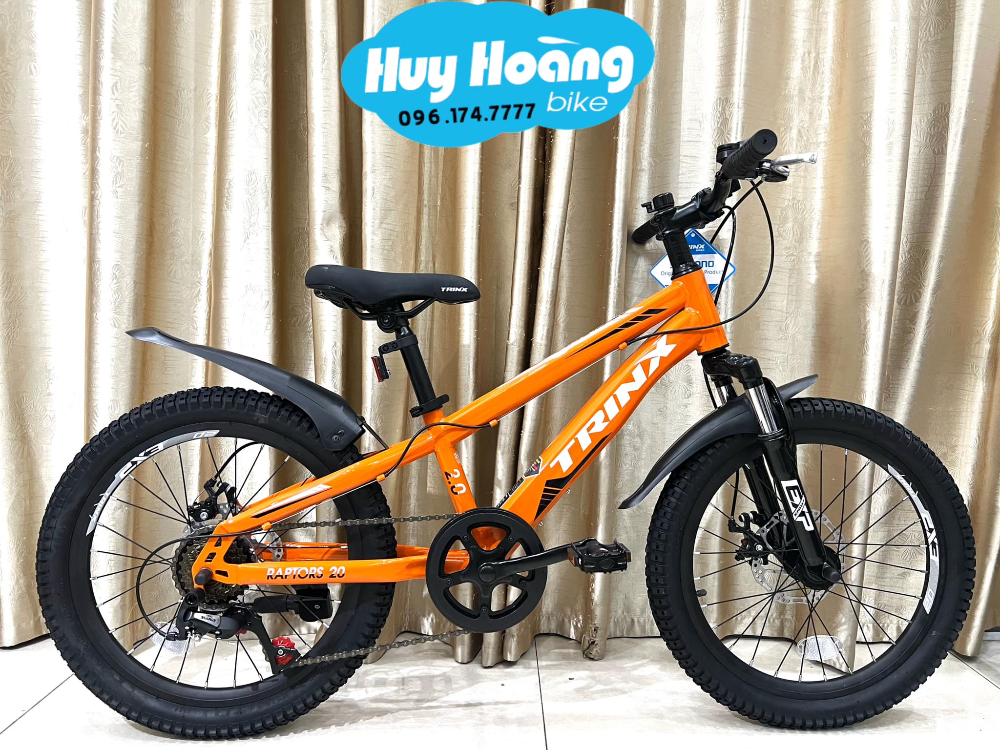 Xe Đạp Trinx Raptors 2.0  ( 6 đến 12 tuổi )  dùng 6 số shimano nhanh chậm