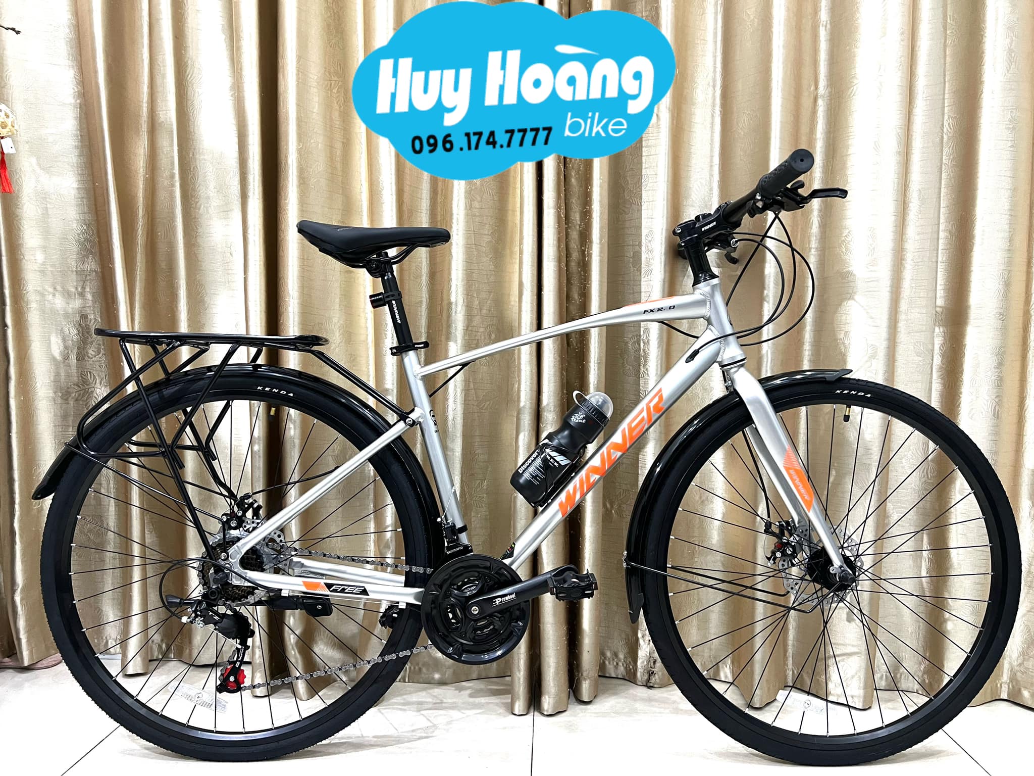 Xe Đạp Đi Phố Winner FX2.0 Khung nhôm 24 số shimano