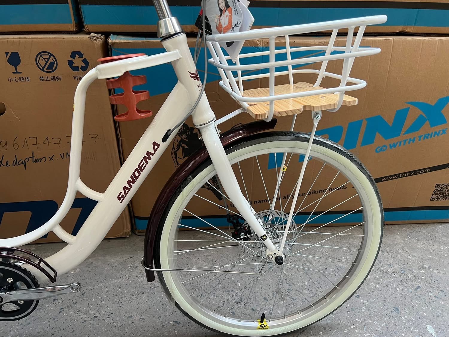 Xe Đạp Nữ Sandema plus ( 1m45 - 1m75 )