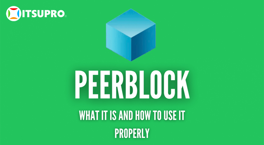 PeerBlock khóa toàn bộ danh sách địa chỉ IP thay vì chặn chương trình