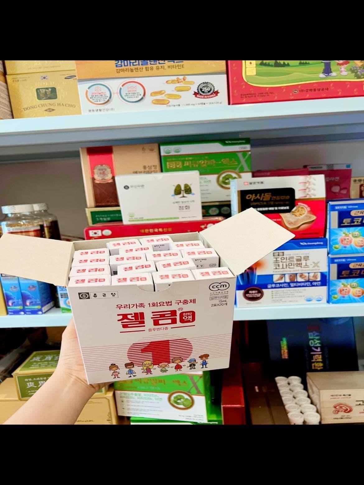 Thuốc Tẩy Giun Zelcom Hàn Quốc