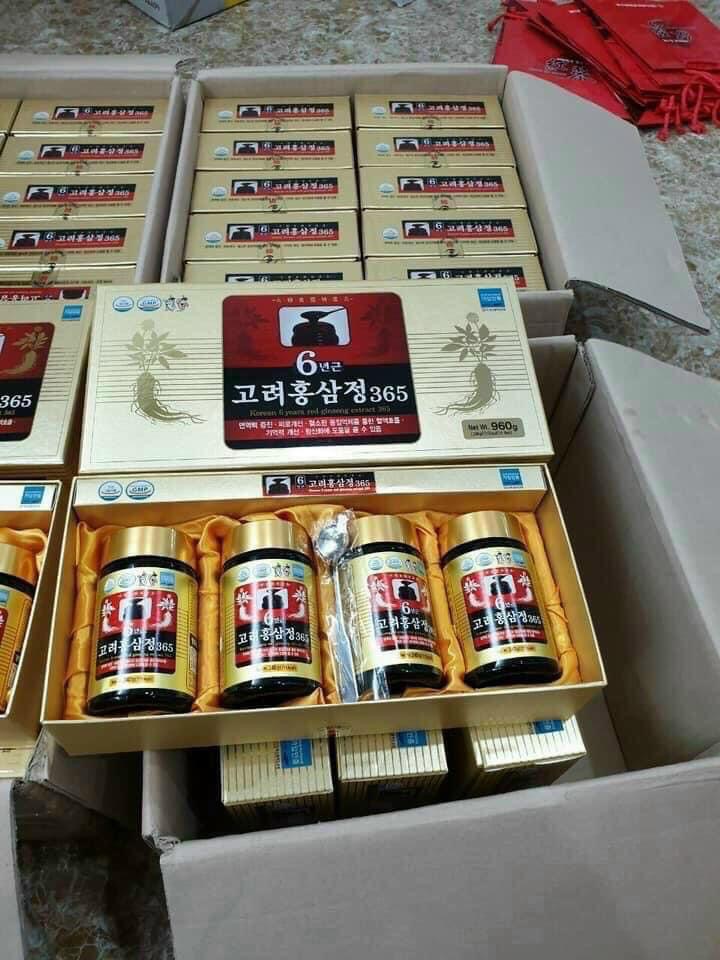 Cao hồng sâm 365 loại 4 lọ * 250g