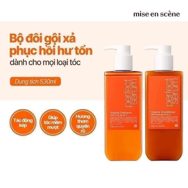 Bộ gội xả Mise en Vàng