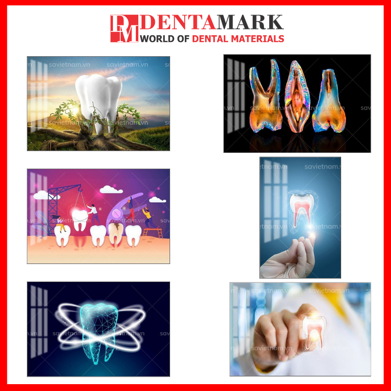 20+ Mẫu tranh nha khoa đẹp giá rẻ trang trí phòng khám