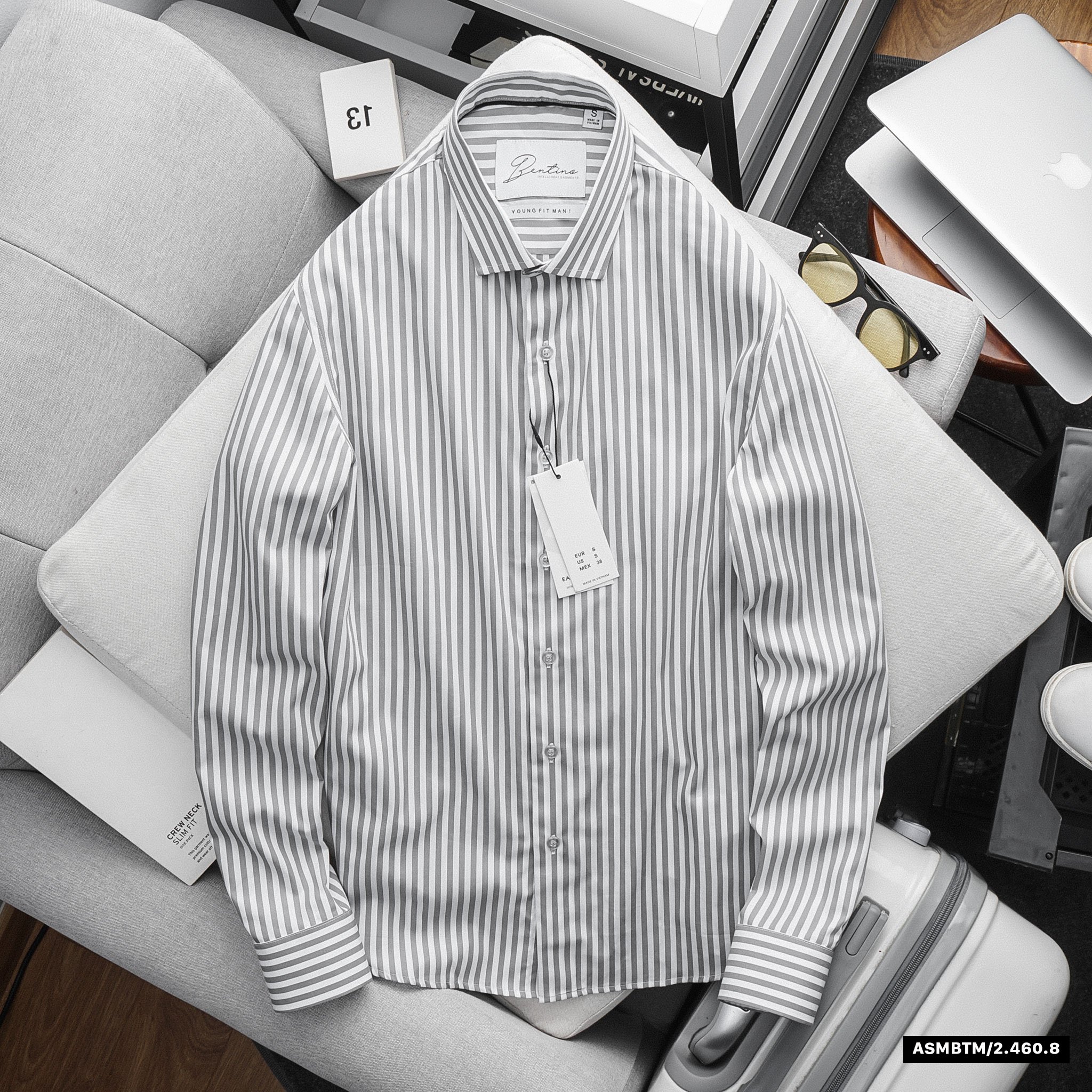 ÁO SƠ MI DÀI TAY BENTINO 8773