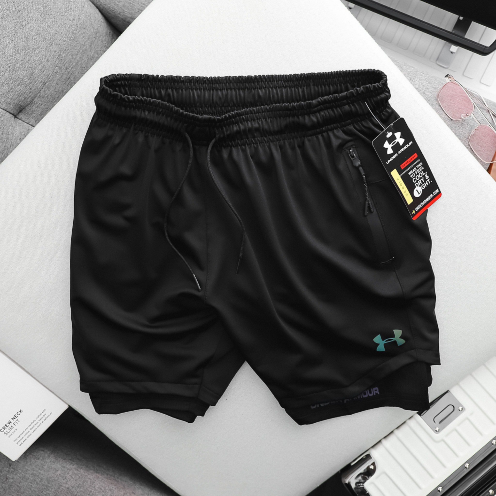 Quần Short 2 lớp UA 6558