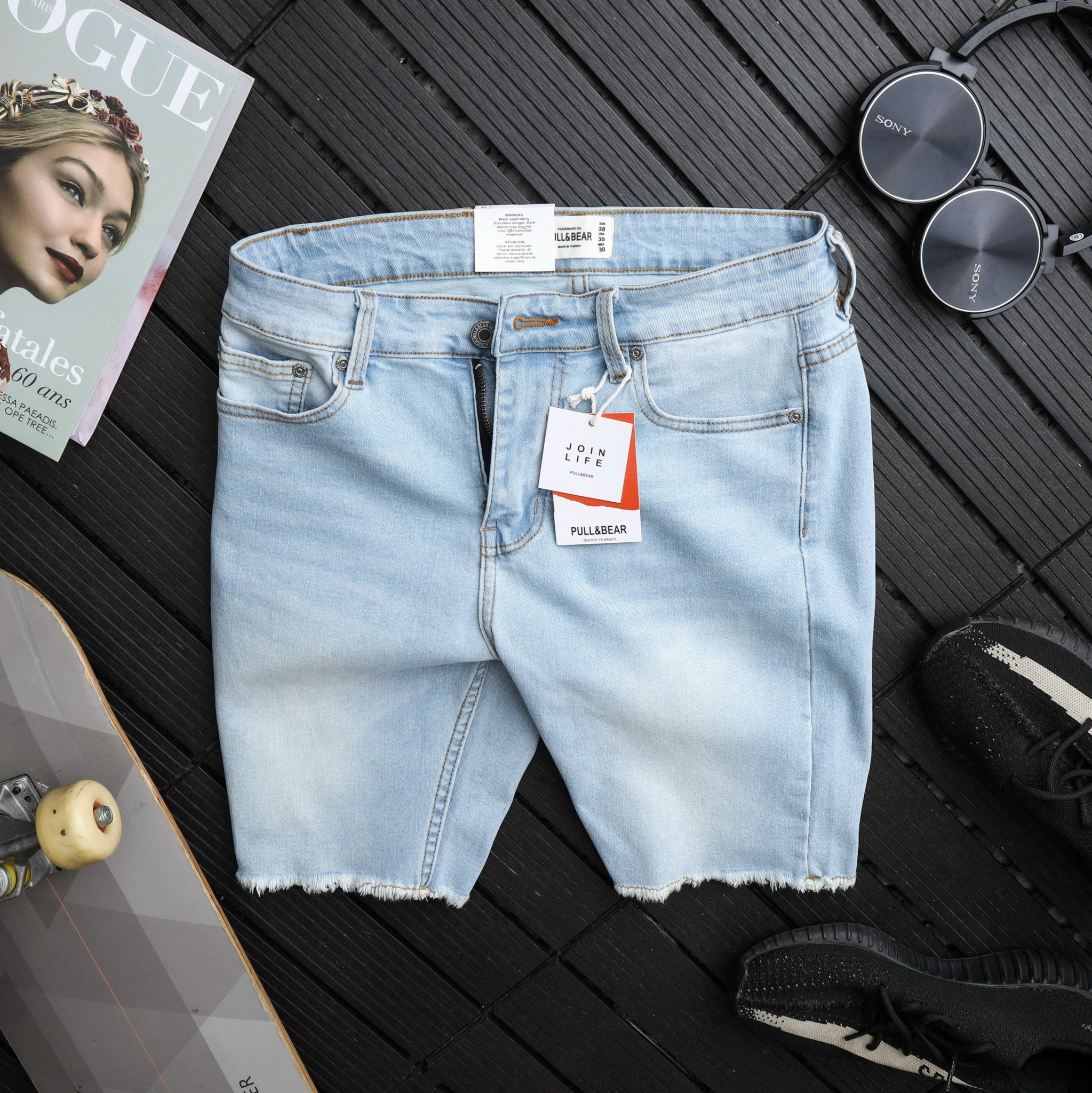 Quần Shorts jean Pull & Bear PB001