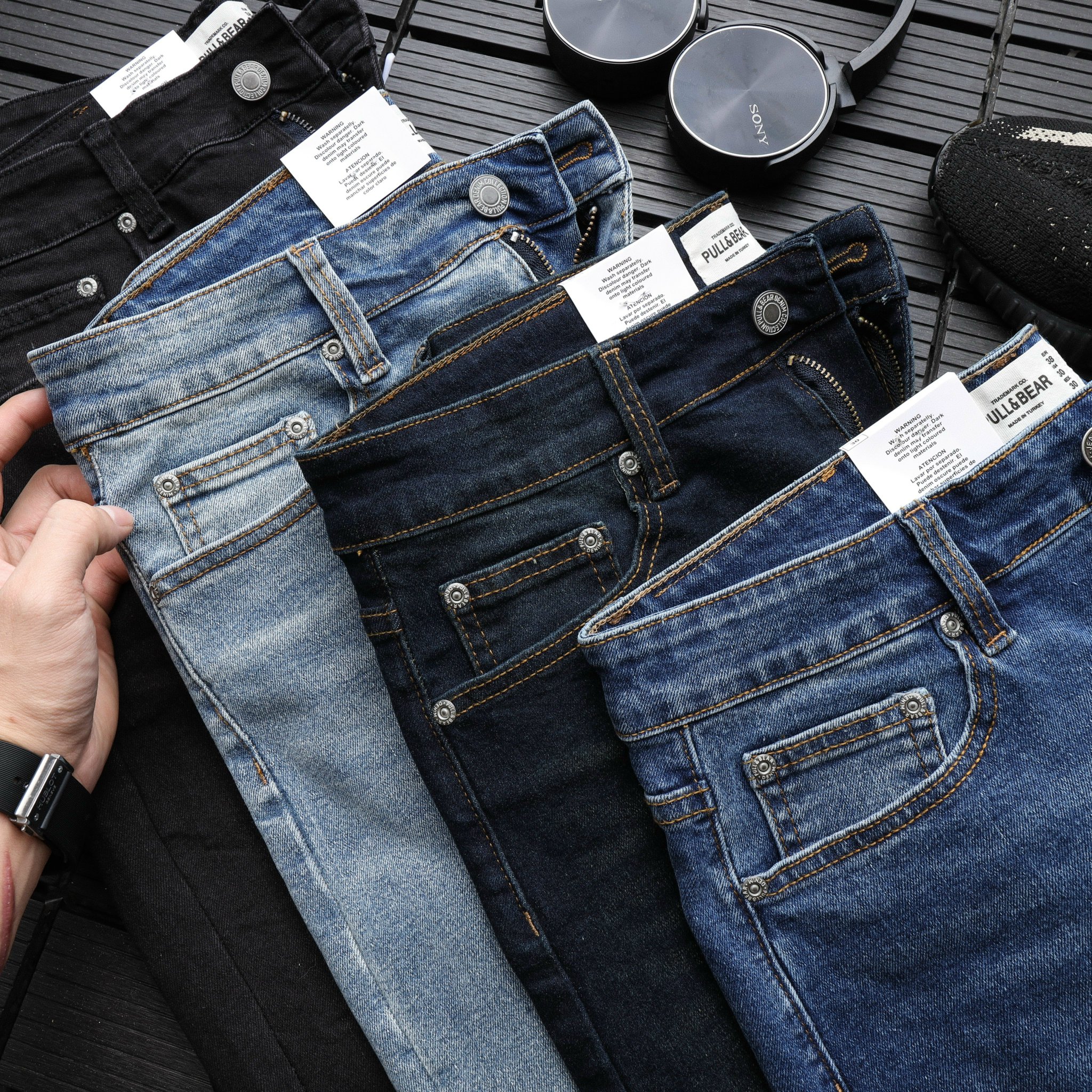 Quần Shorts jean Pull & Bear PB001