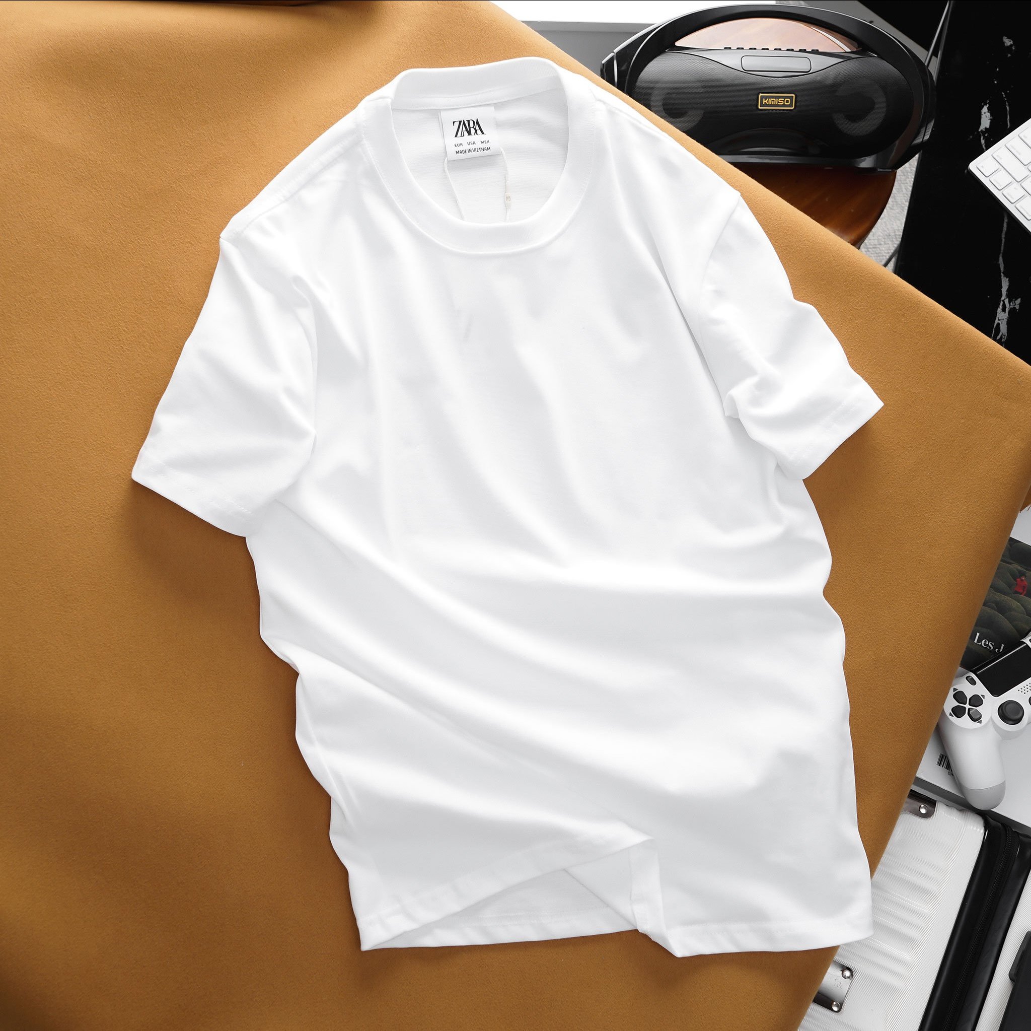 Áo thun trơn cotton Za ZR59