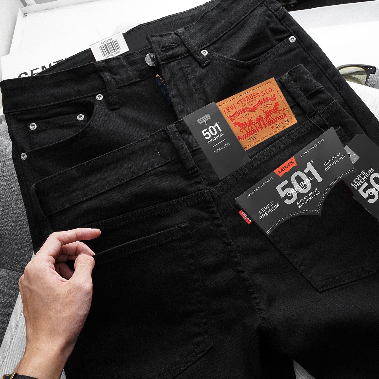 Quần jeans dài LV 6480