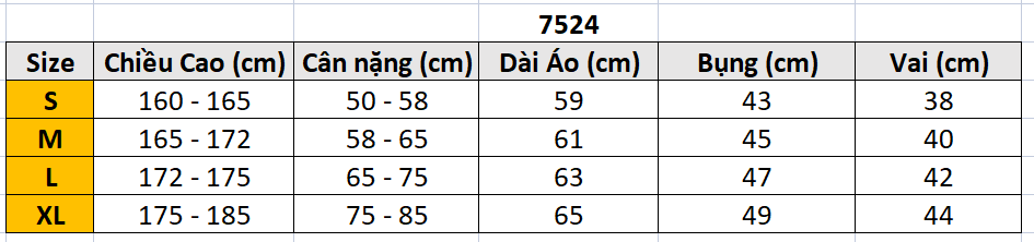 Áo thun polo BTM 7524