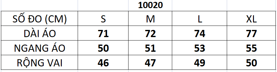 Áo sơ mi Bentino summmer 10020