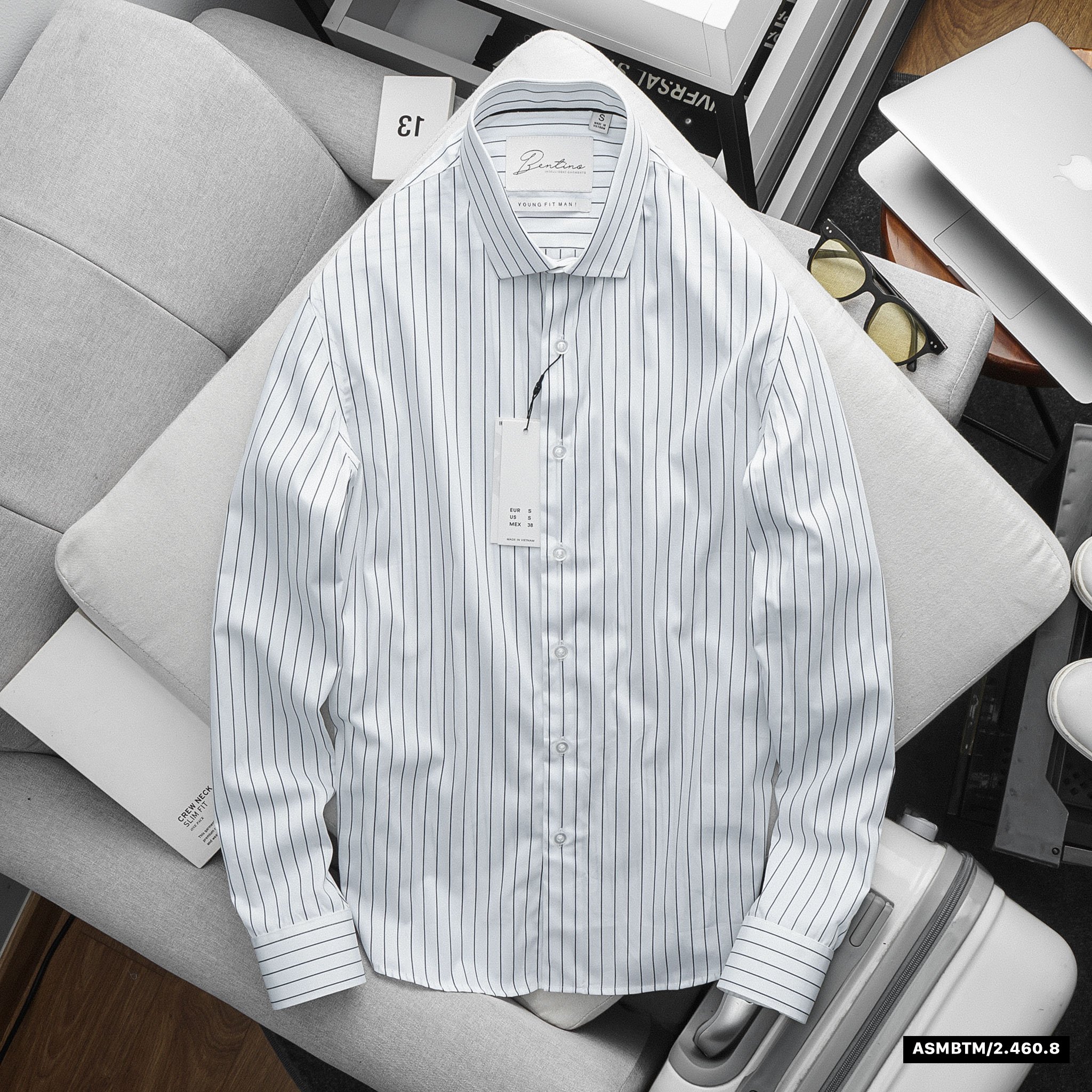 ÁO SƠ MI DÀI TAY BENTINO 8773