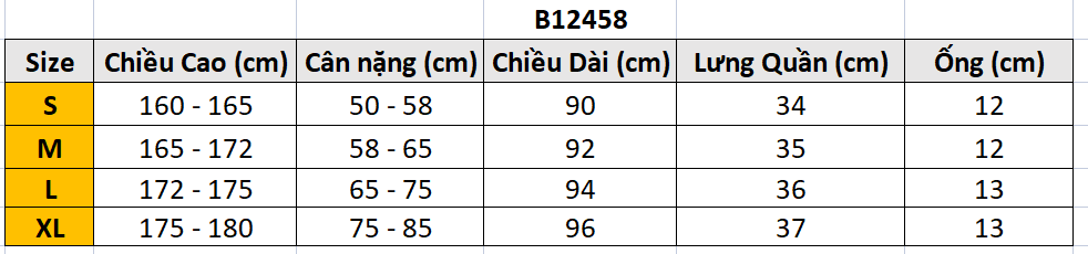 Quần jogger kaki chân kéo B12458