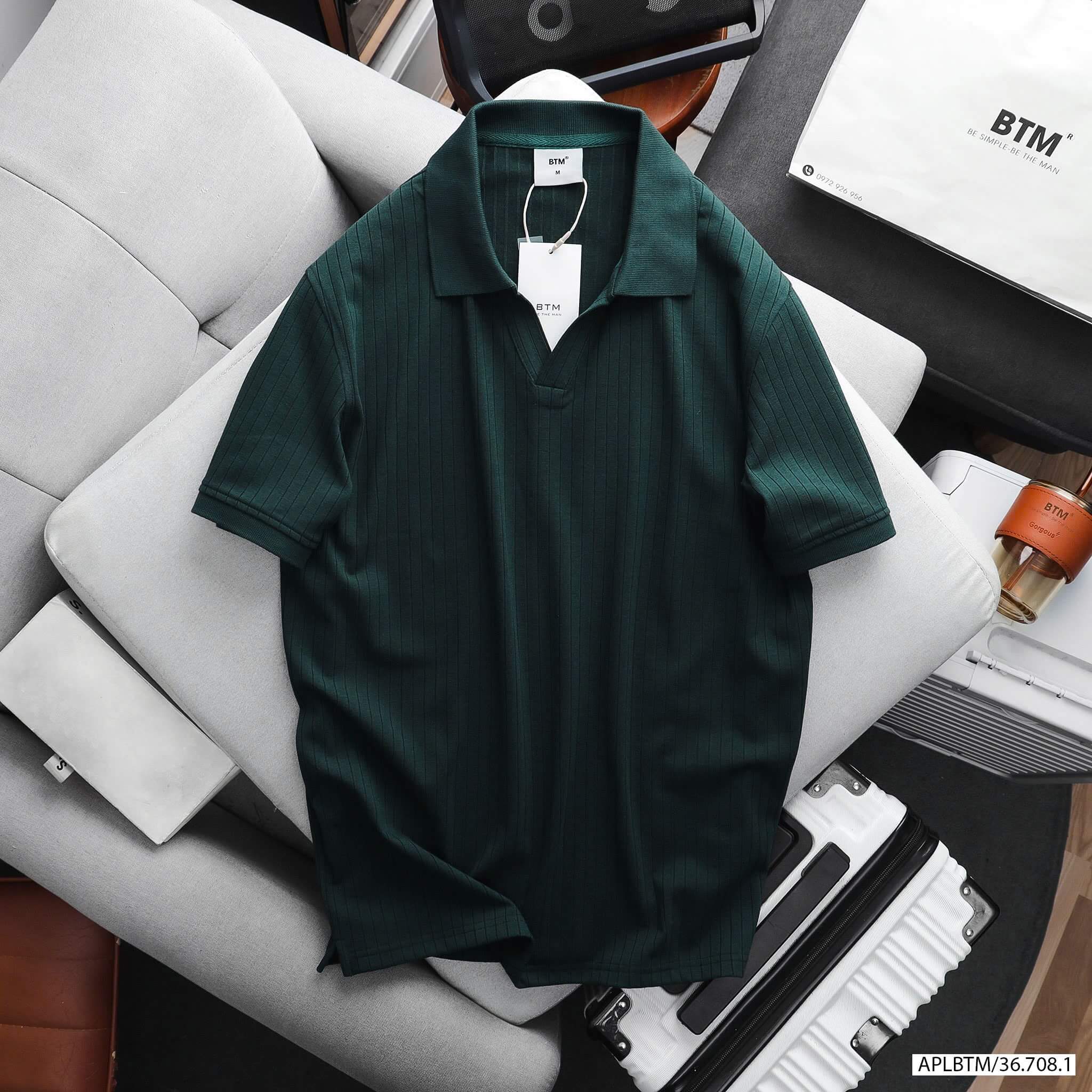 Áo Polo Cổ V Sang Trọng 8708