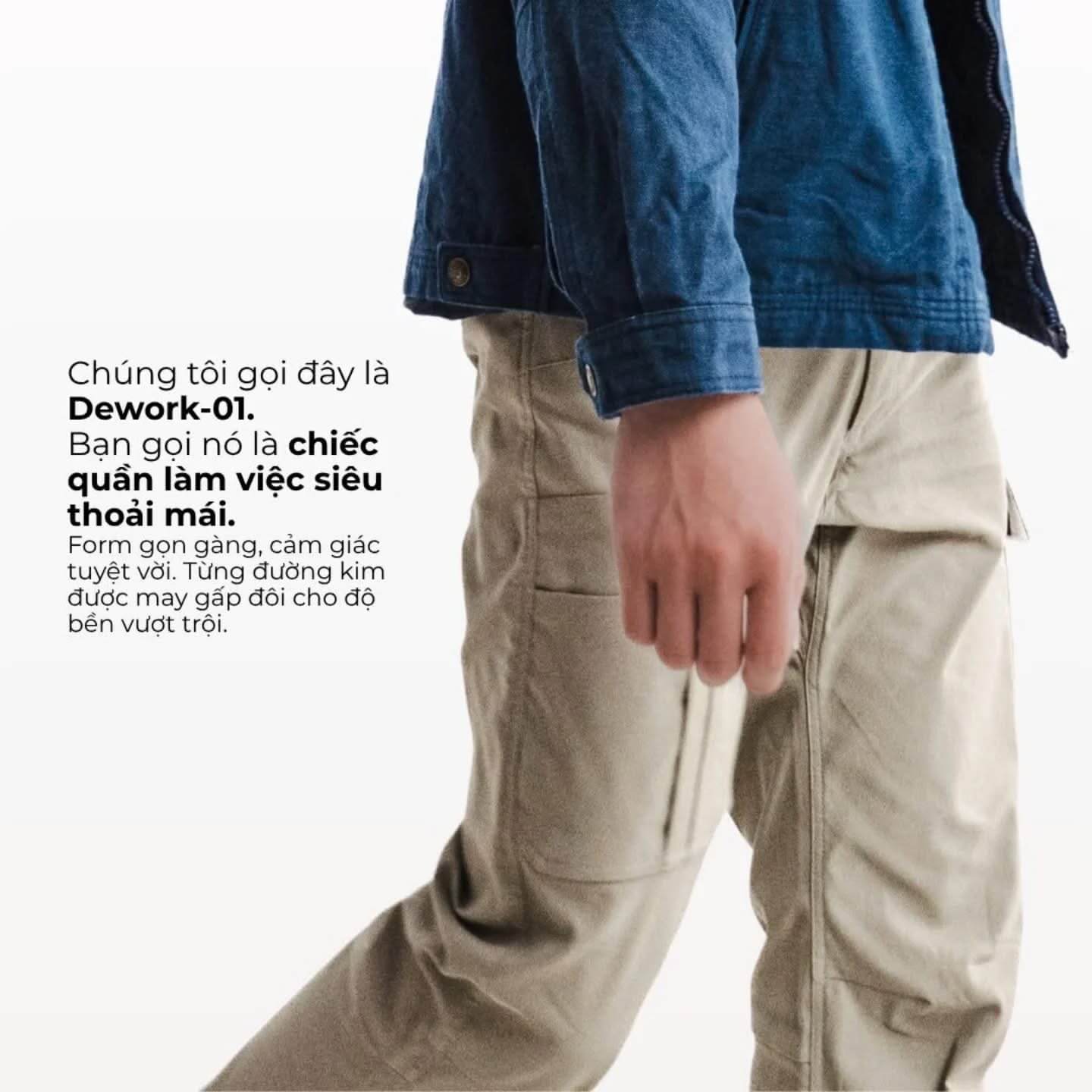 Quần Dài Workwear Vận Động DEWERK