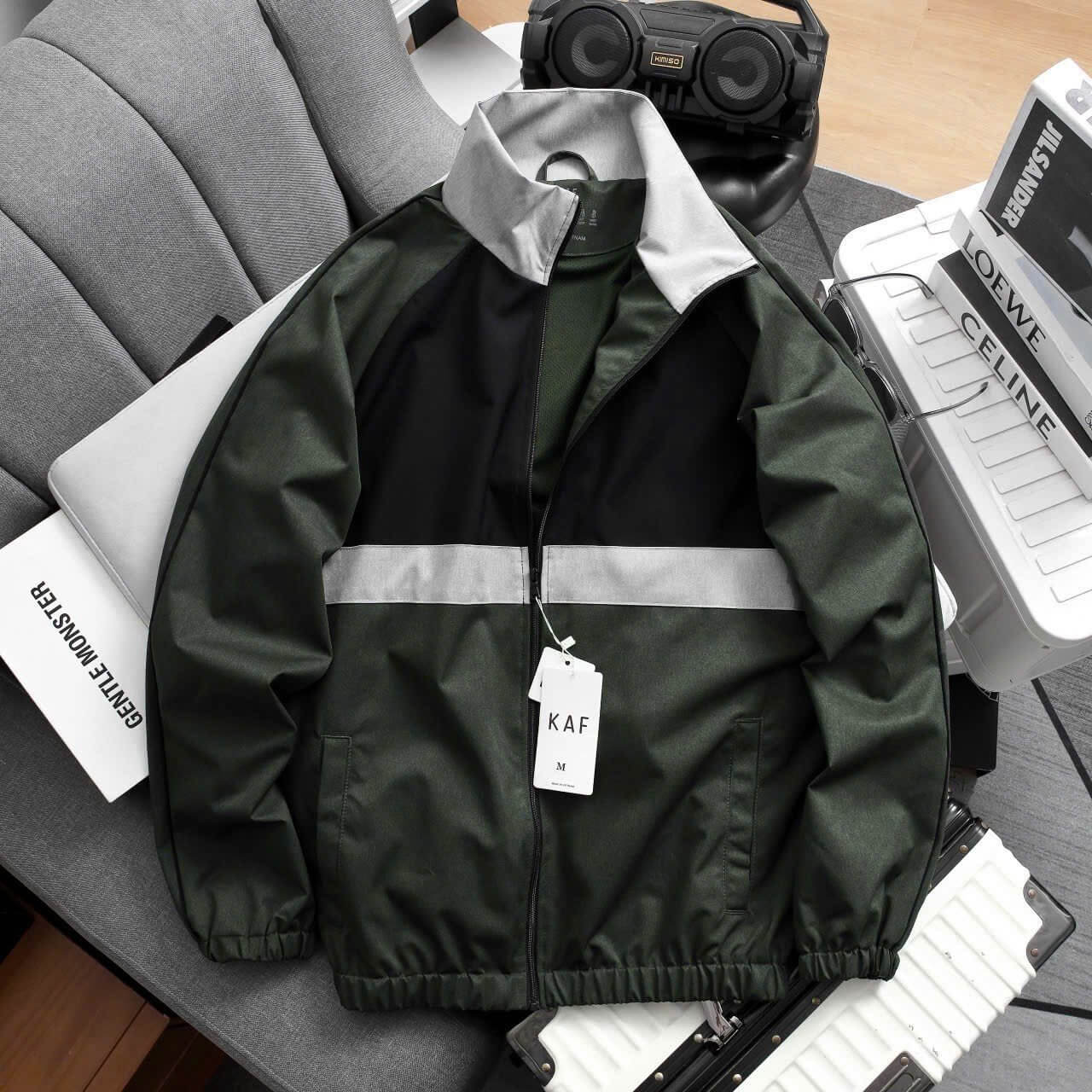 Áo Khoác Gió Thời Trang 2 Lớp KAF AK51