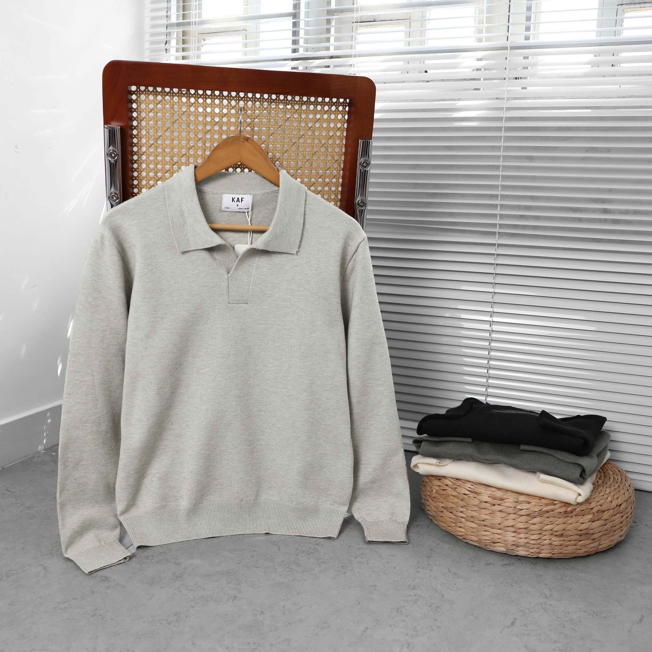 Áo Polo Len Tay Dài KAF PL23