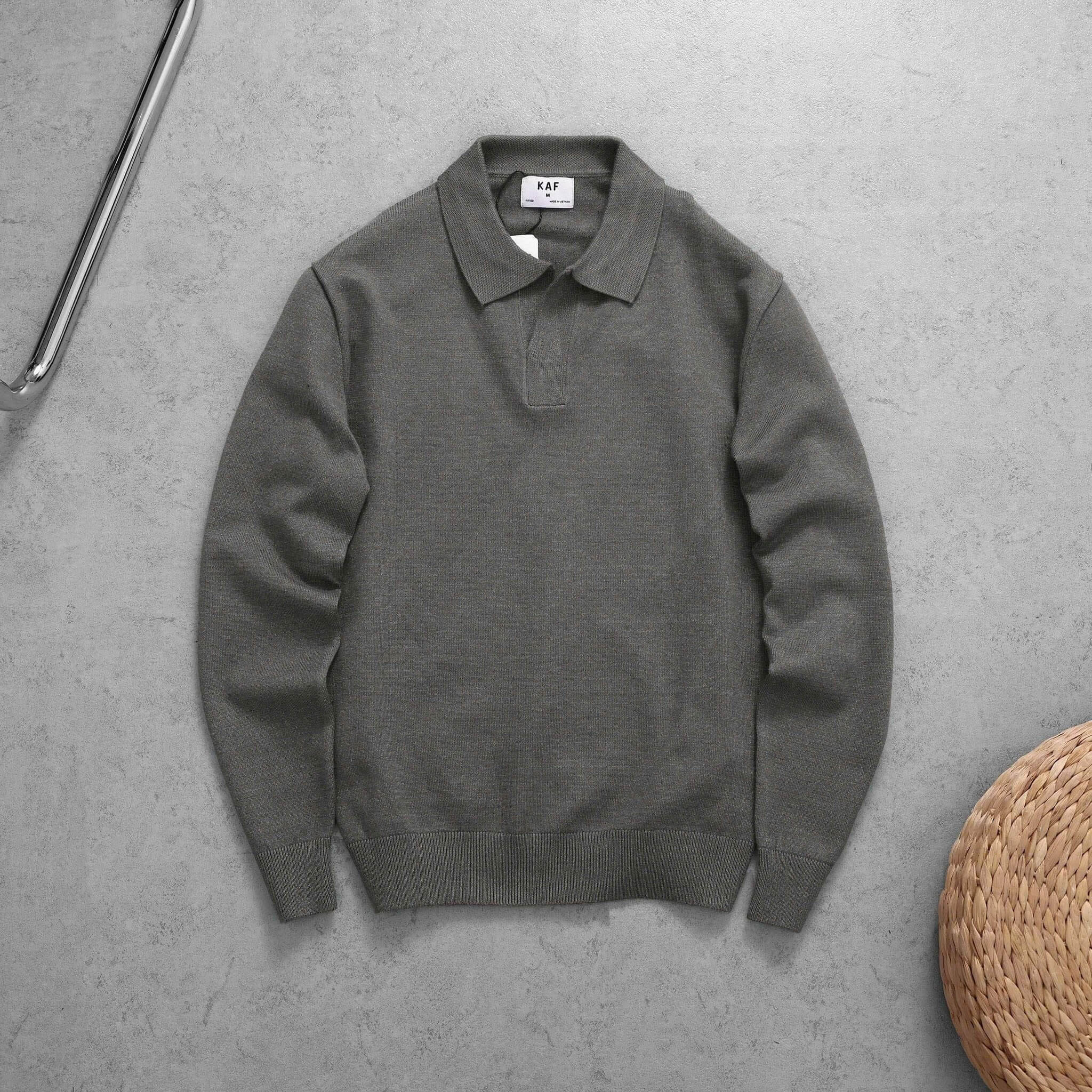 Áo Polo Len Tay Dài KAF PL23