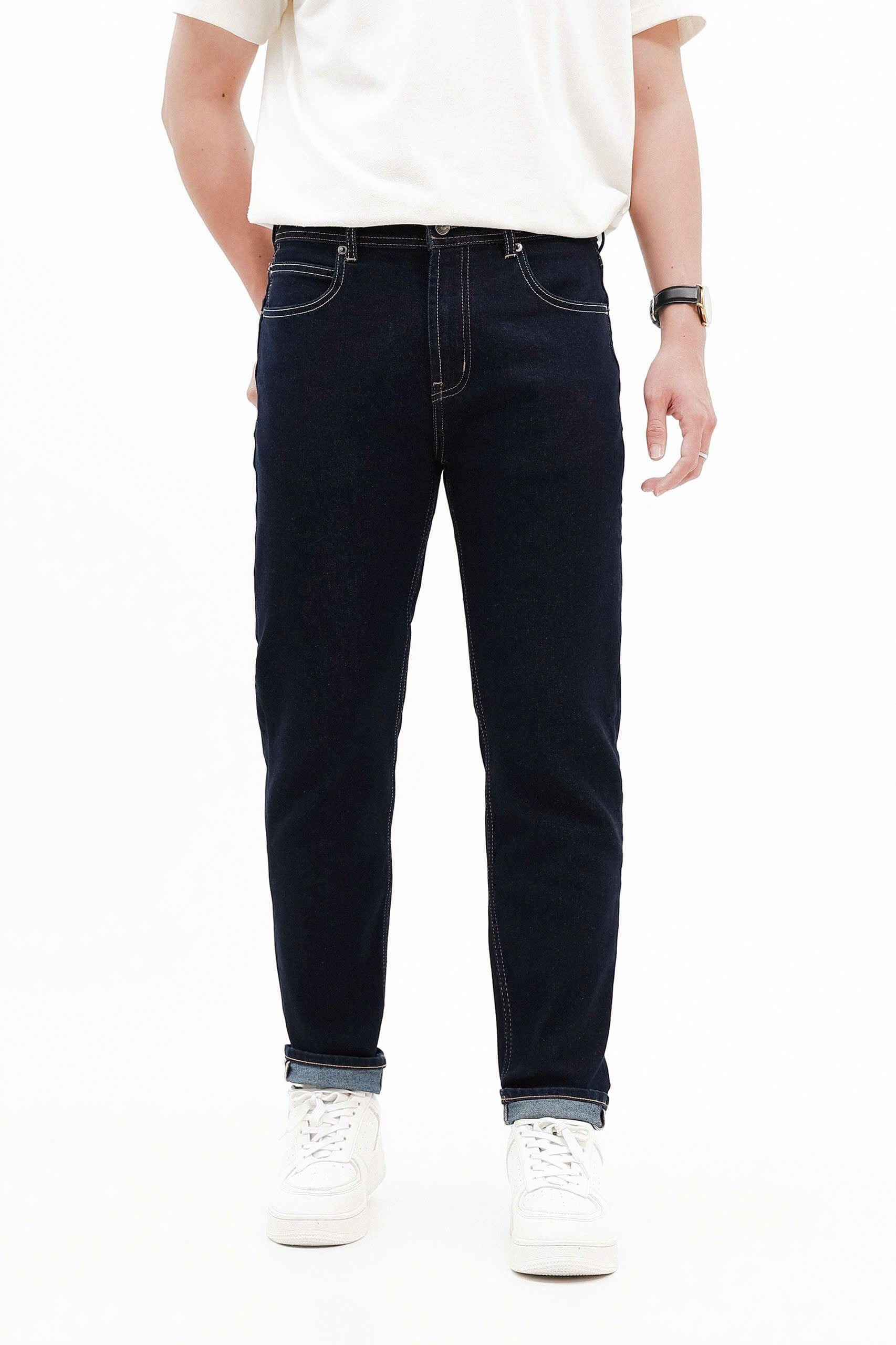 Quần Jean Nam Premium Blue Denim QD18