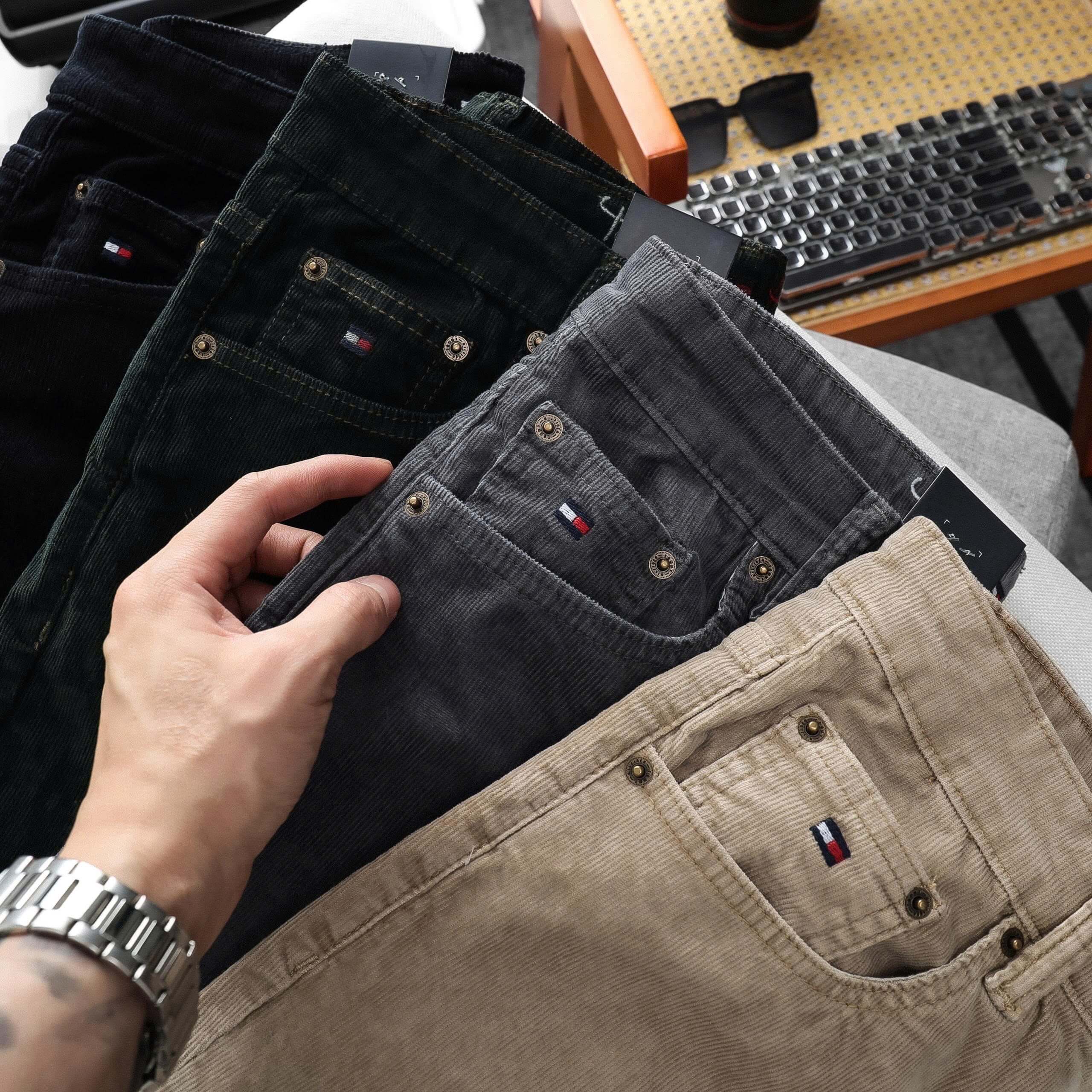 Quần Jean Nhung Nam Cao Cấp QD01