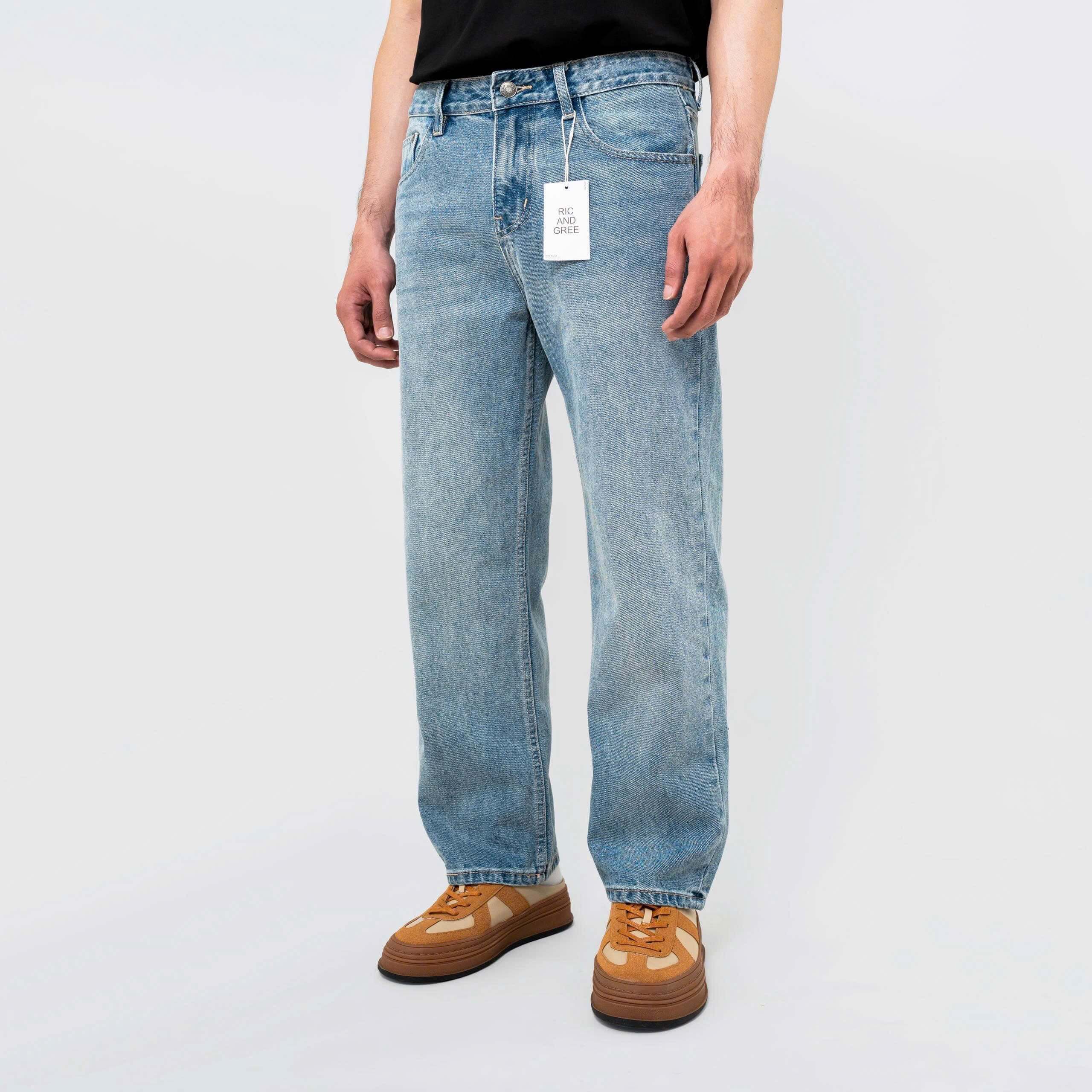 Quần jean dài RAG Relaxed Fit QJ09