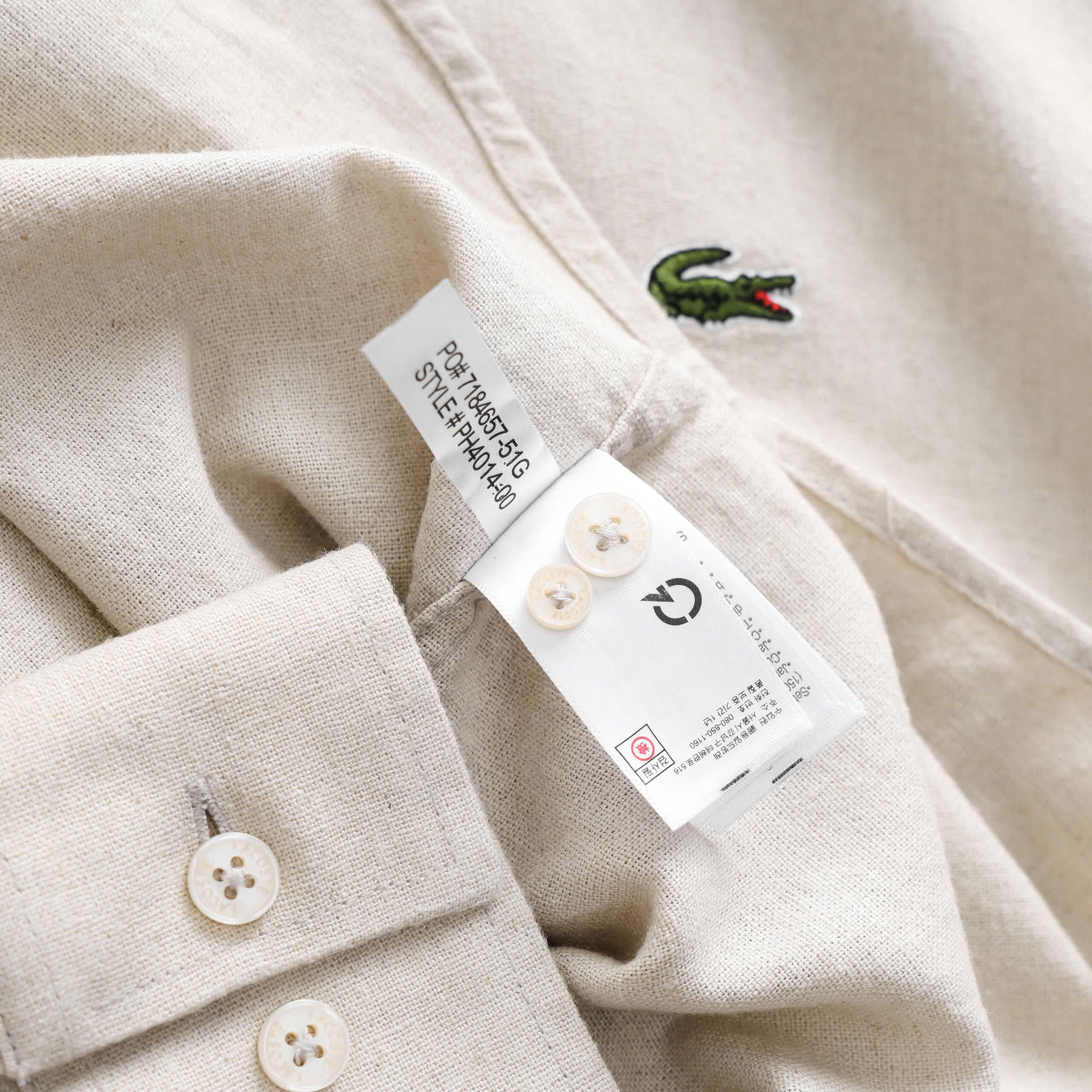 Áo Sơ Mi Linen Tay Dài Nam SM05