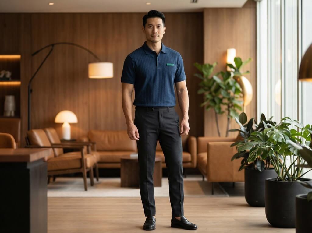 Áo Thun Polo Dệt Mịn Sang Trọng PL70