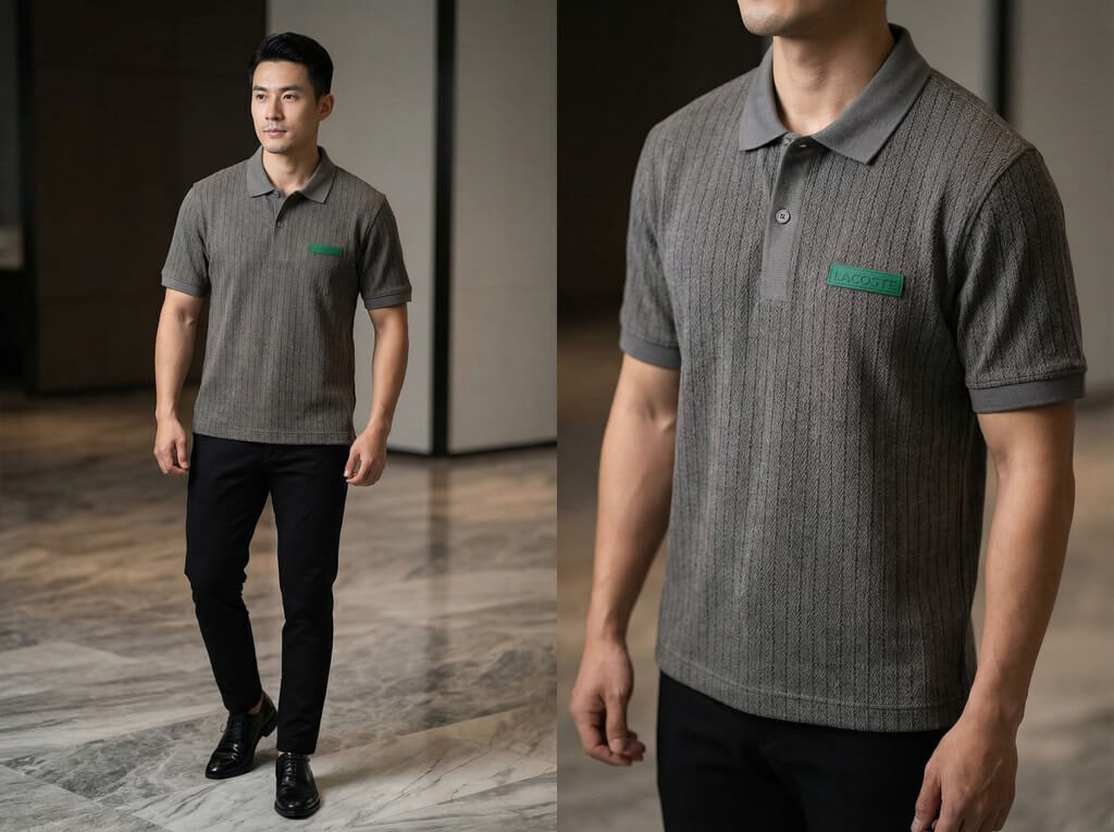 Áo Thun Polo Dệt Mịn Sang Trọng PL70