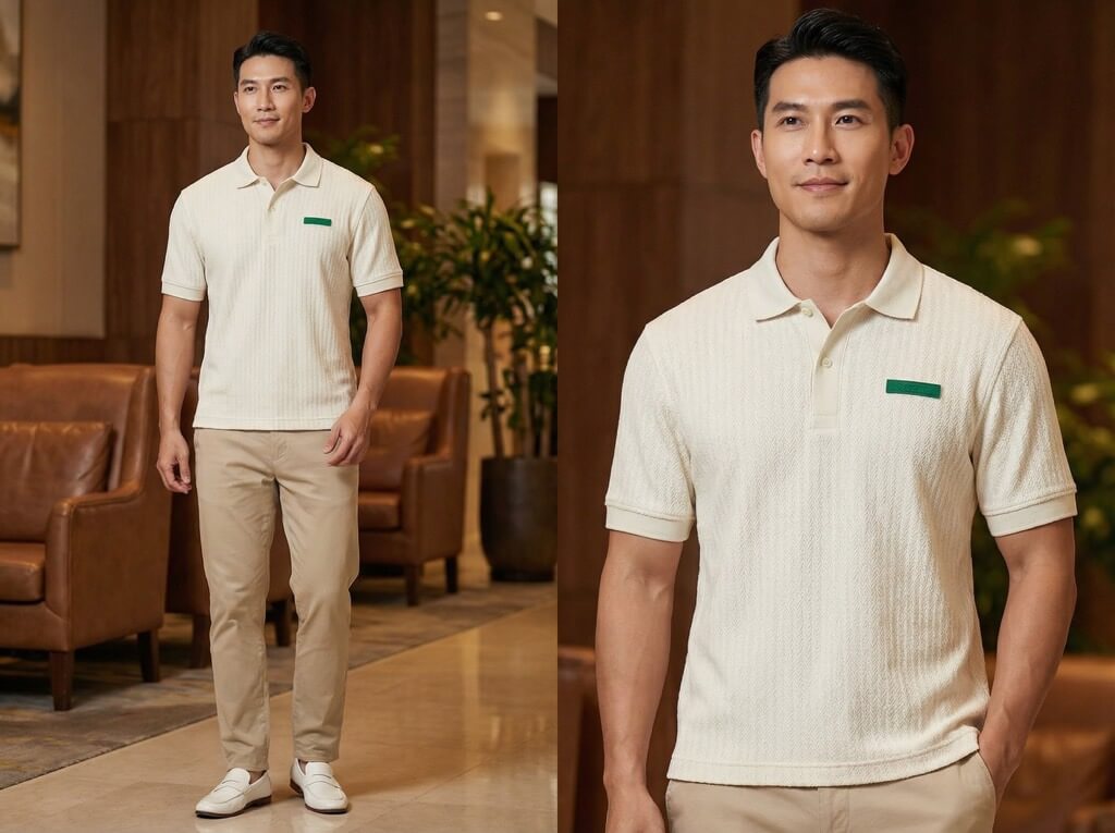 Áo Thun Polo Dệt Mịn Sang Trọng PL70