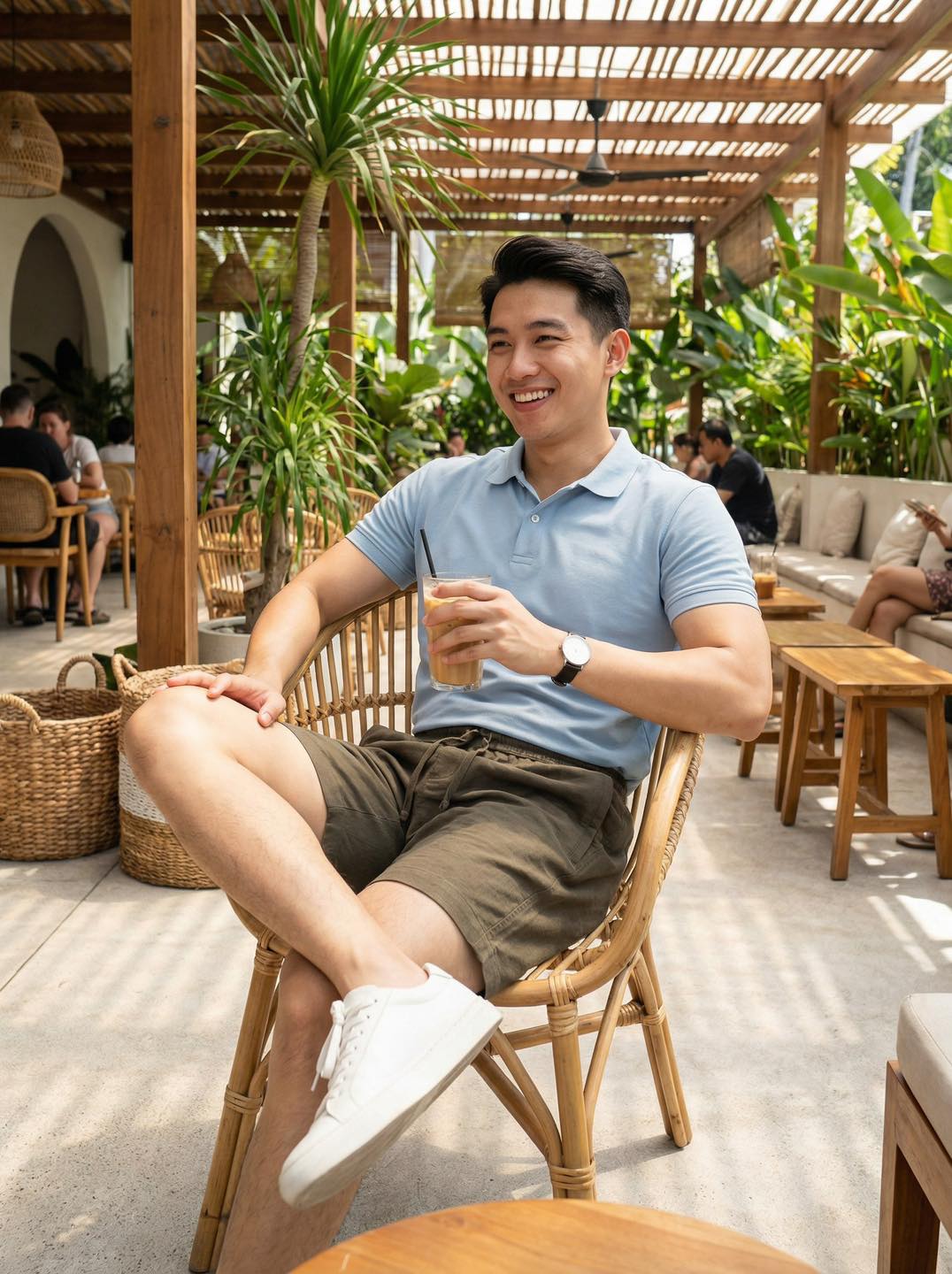 Quần Short Linen KAF QS28