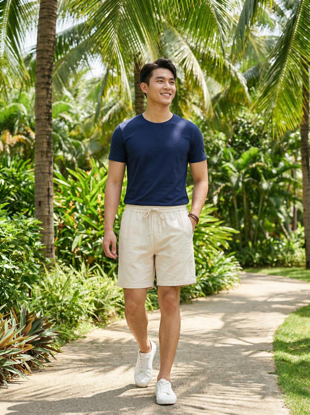 Quần Short Linen KAF QS28