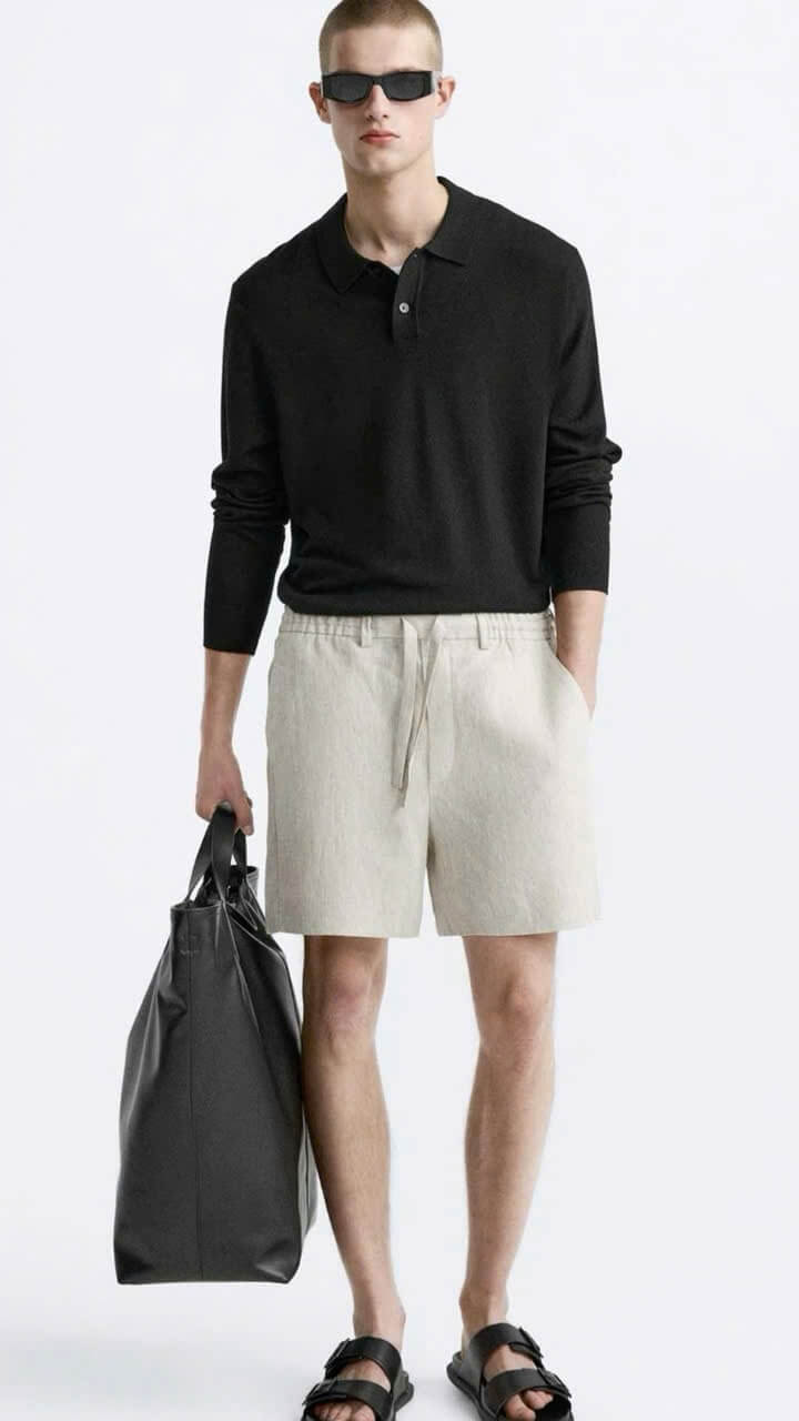 Quần Short Linen KAF QS28