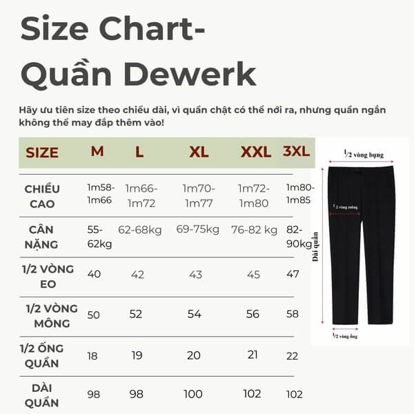 Quần Kaki Workwear Dewerk DW02
