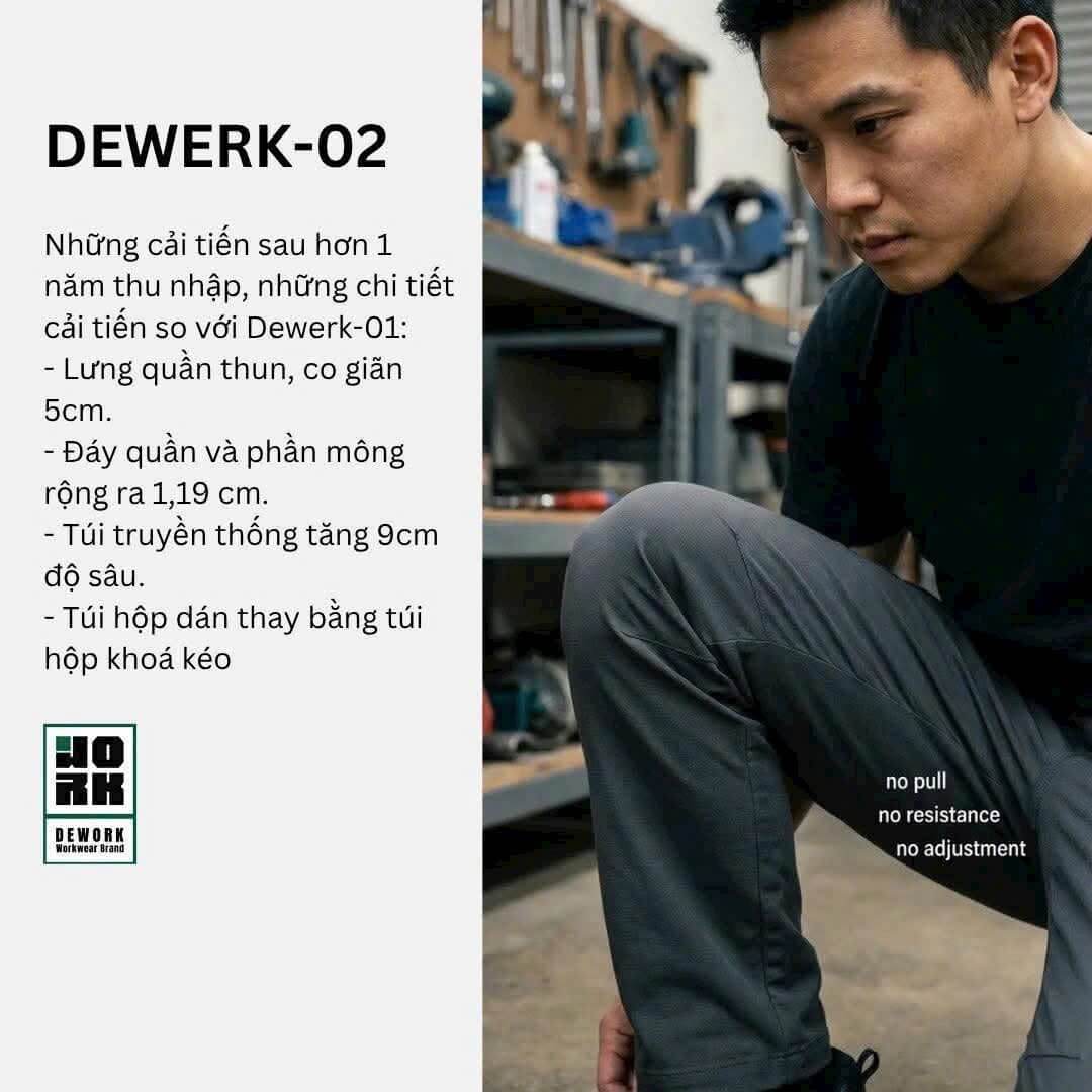 Quần Kaki Workwear Dewerk DW02