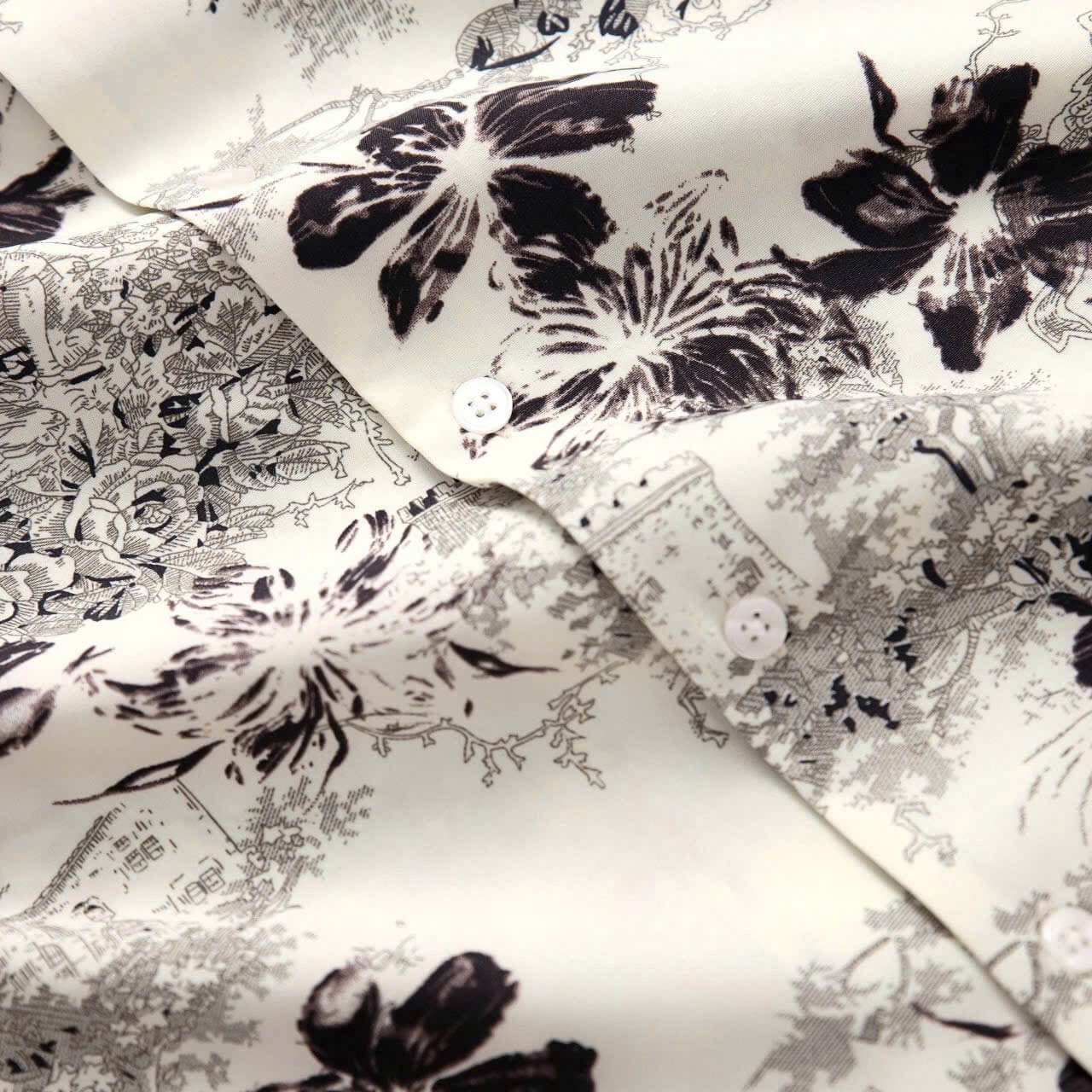 Áo Sơ Mi Cuban Hoạ Tiết KAF SM71