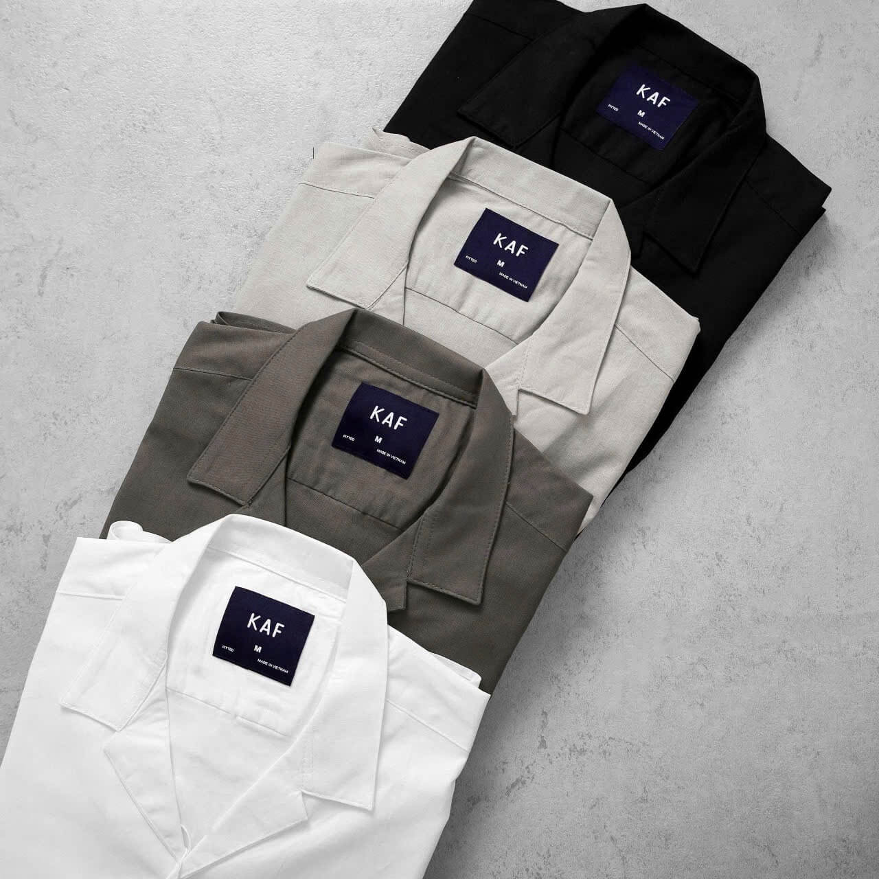 Áo Sơ Mi Linen Cổ Cuban KAF SM07