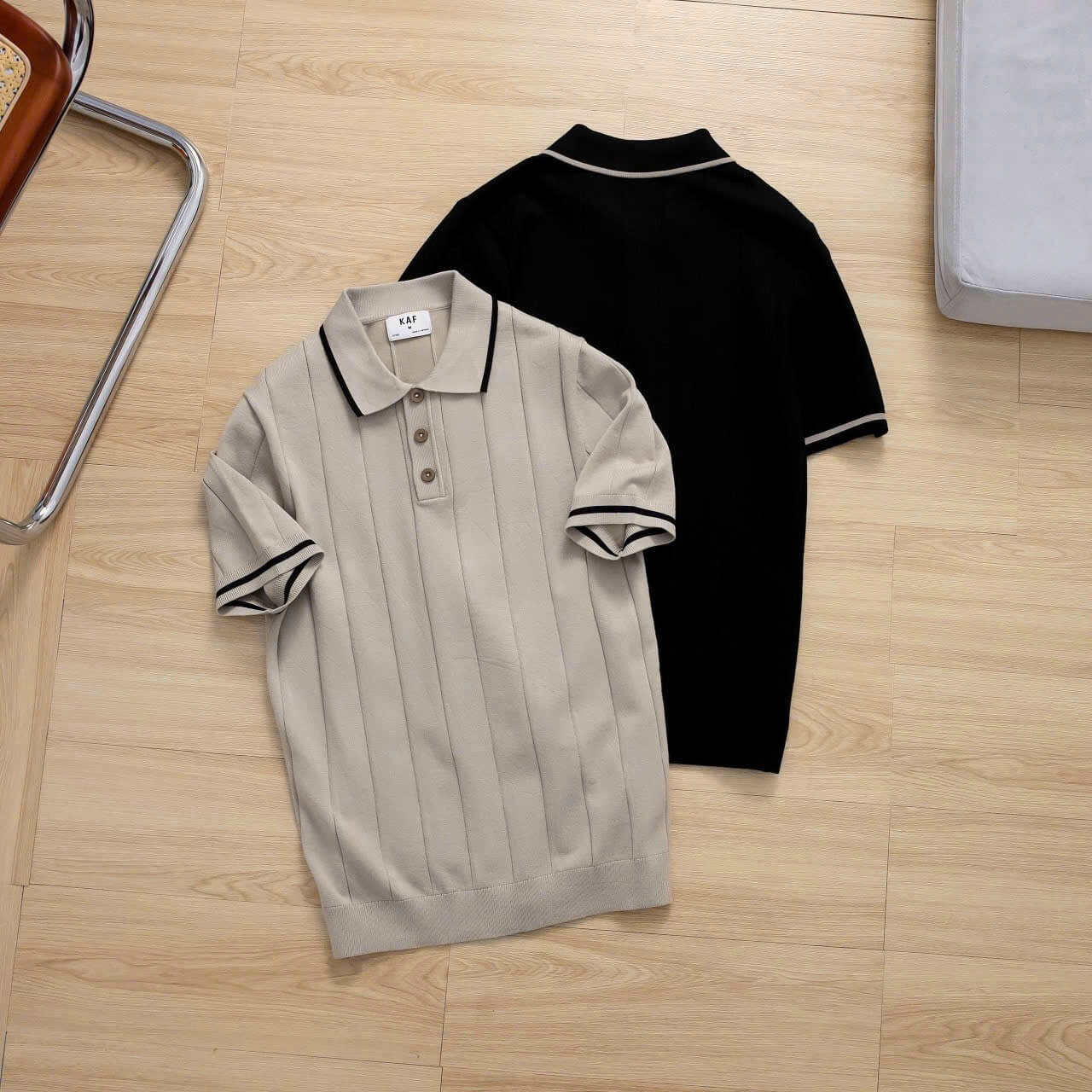 Áo Thun Polo Dệt Cotton KAF PL67